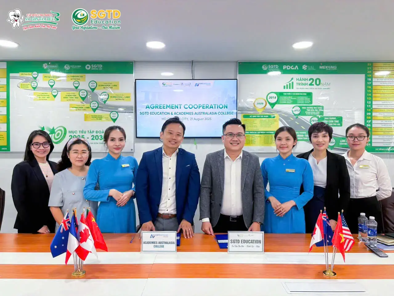 Ký kết hợp tác với AAC