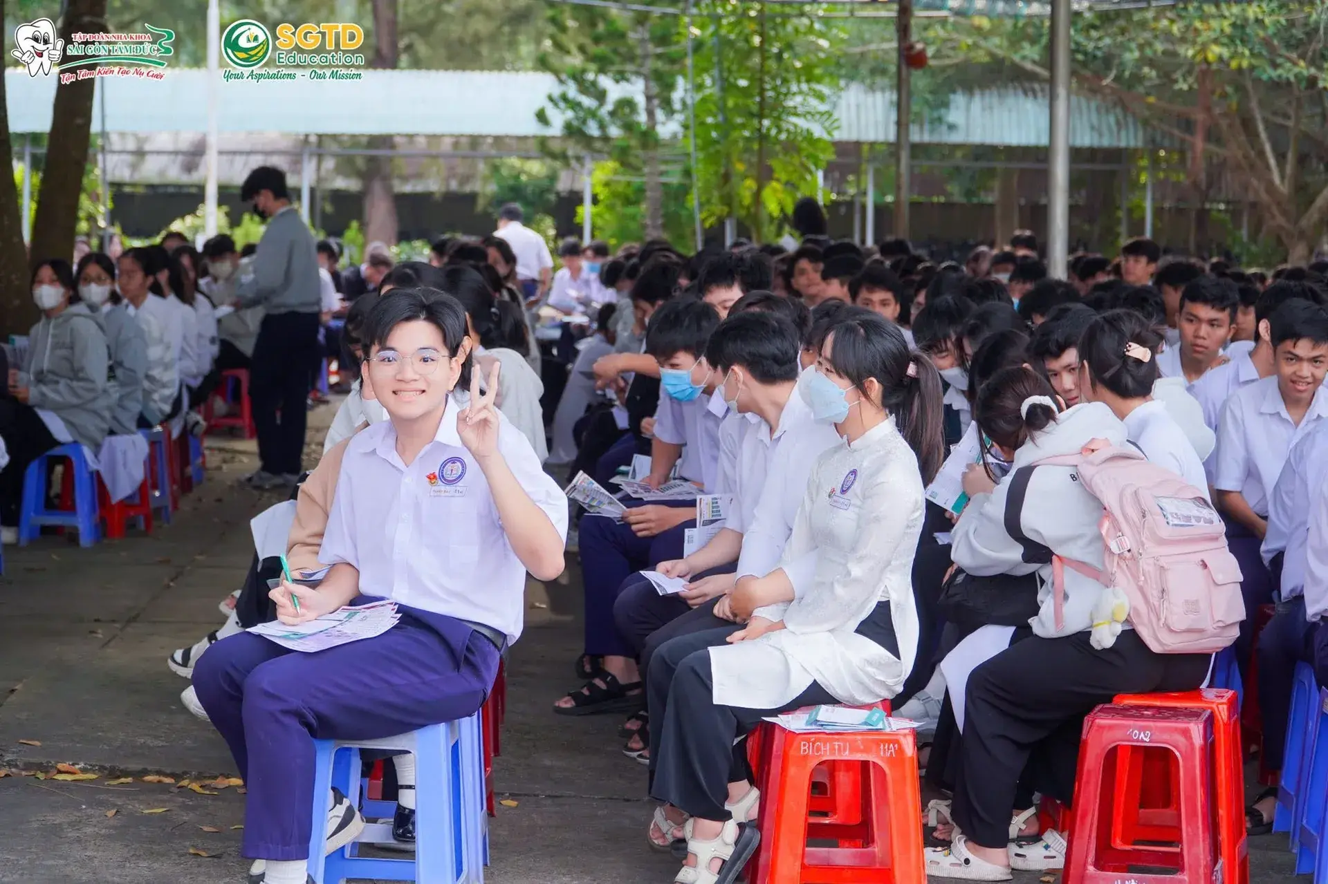 Định Hướng Tương Lai - Tư Vấn Hướng Nghiệp cùng SGTD Education tại Trường THPT Trần Văn Ơn (ảnh 20/30)