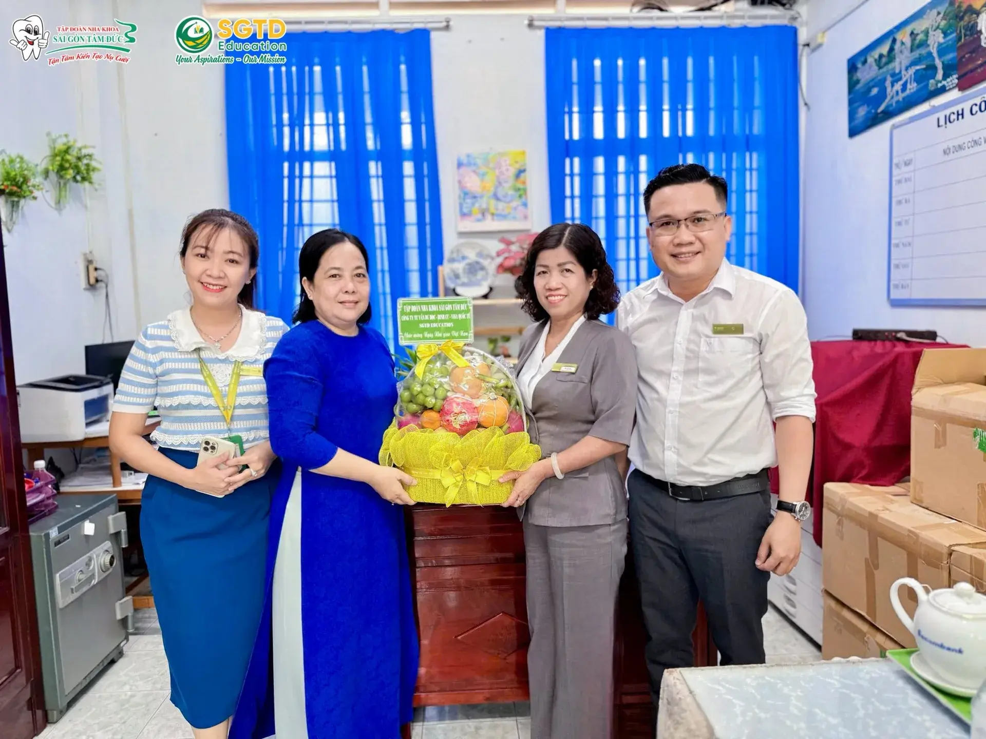 SGTD Education tri ân Thầy Cô tại Trường THCS Vĩnh Phúc và THCS Mỹ Hóa