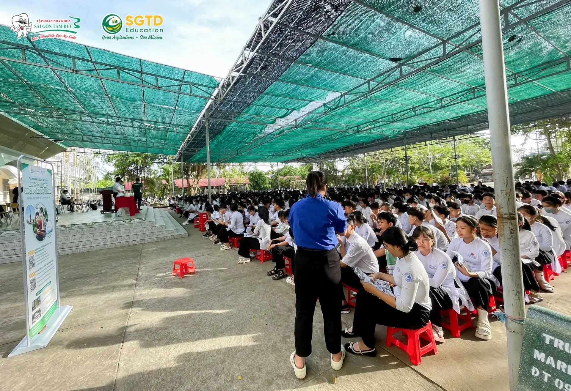 Khởi Đầu Năng Lượng Tuần Mới - SGTD Education Lan Toả Giá Trị Giáo Dục cho Các Em Học Sinh tại Trường THPT Phan Liêm (ảnh 11/31)