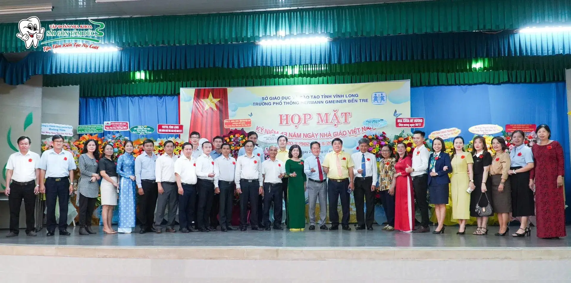 Ký kết hợp tác giữa Tập đoàn Nha khoa Sài Gòn Tâm Đức, SGTD Education và Ban Giám Hiệu Trường PT Hermann Gmeiner Bến Tre