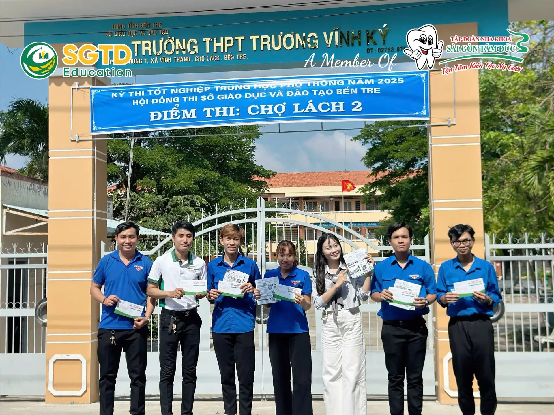 Ngày 26/6/2025 & 27/7/2025 - SGTD Education Đã Có Mặt tại Các Điểm Trường THPT Tỉnh Bến Tre Để Đồng Hành cùng Các Thí Sinh trong Kỳ Thi Tốt Nghiệp… (ảnh 6/11)