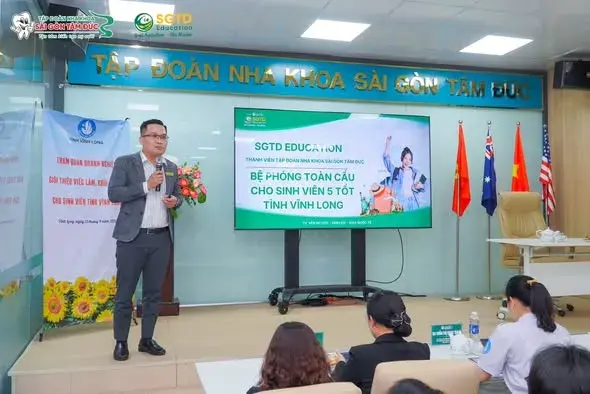 SGTD Education Định Hướng Nghề Nghiệp Quốc Tế & Khởi Nghiệp Toàn Cầu cùng "Sinh Viên 5 Tốt" Tỉnh Vĩnh Long (ảnh 3/12)
