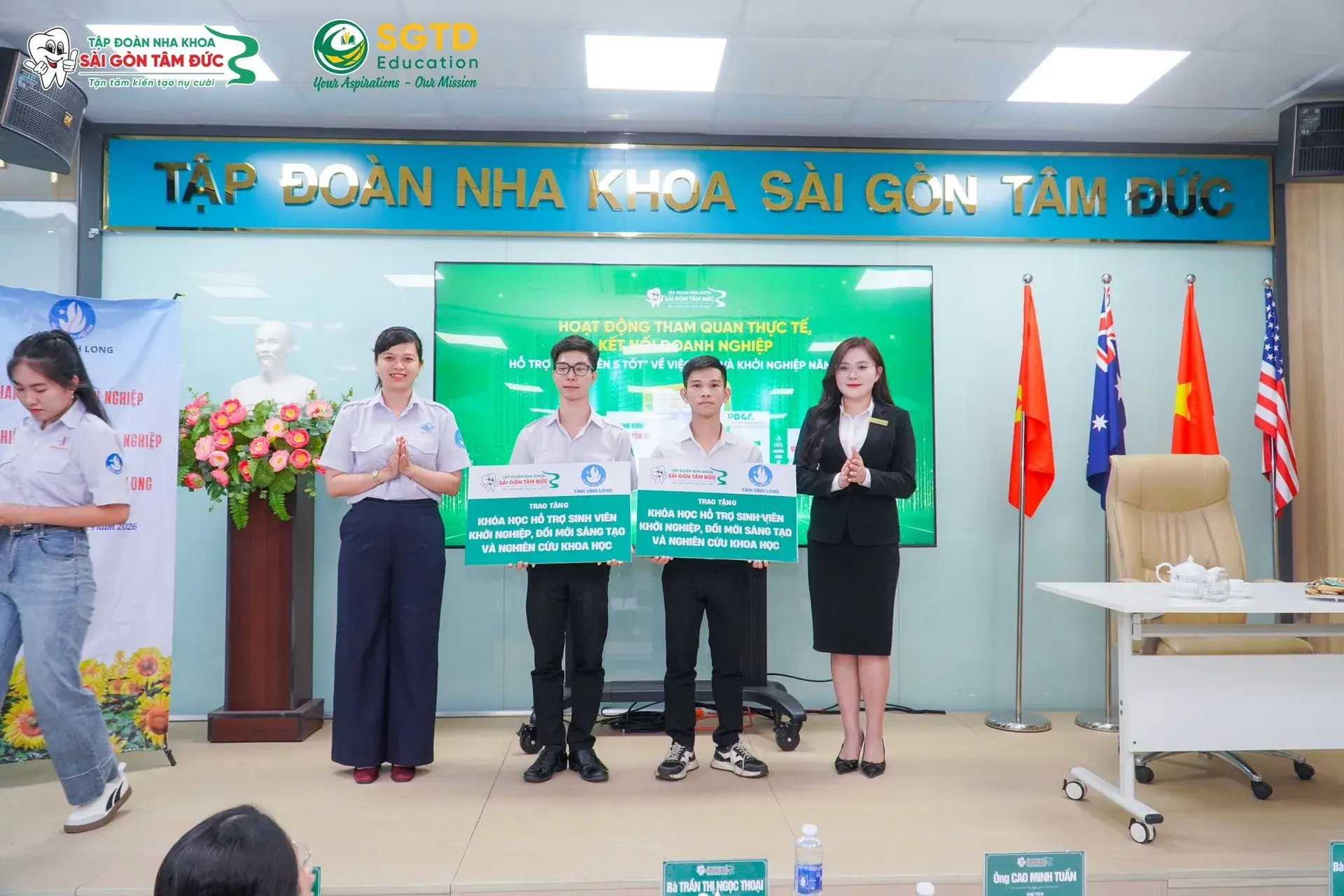 SGTD Education Định Hướng Nghề Nghiệp Quốc Tế & Khởi Nghiệp Toàn Cầu cùng "Sinh Viên 5 Tốt" Tỉnh Vĩnh Long (ảnh 6/12)