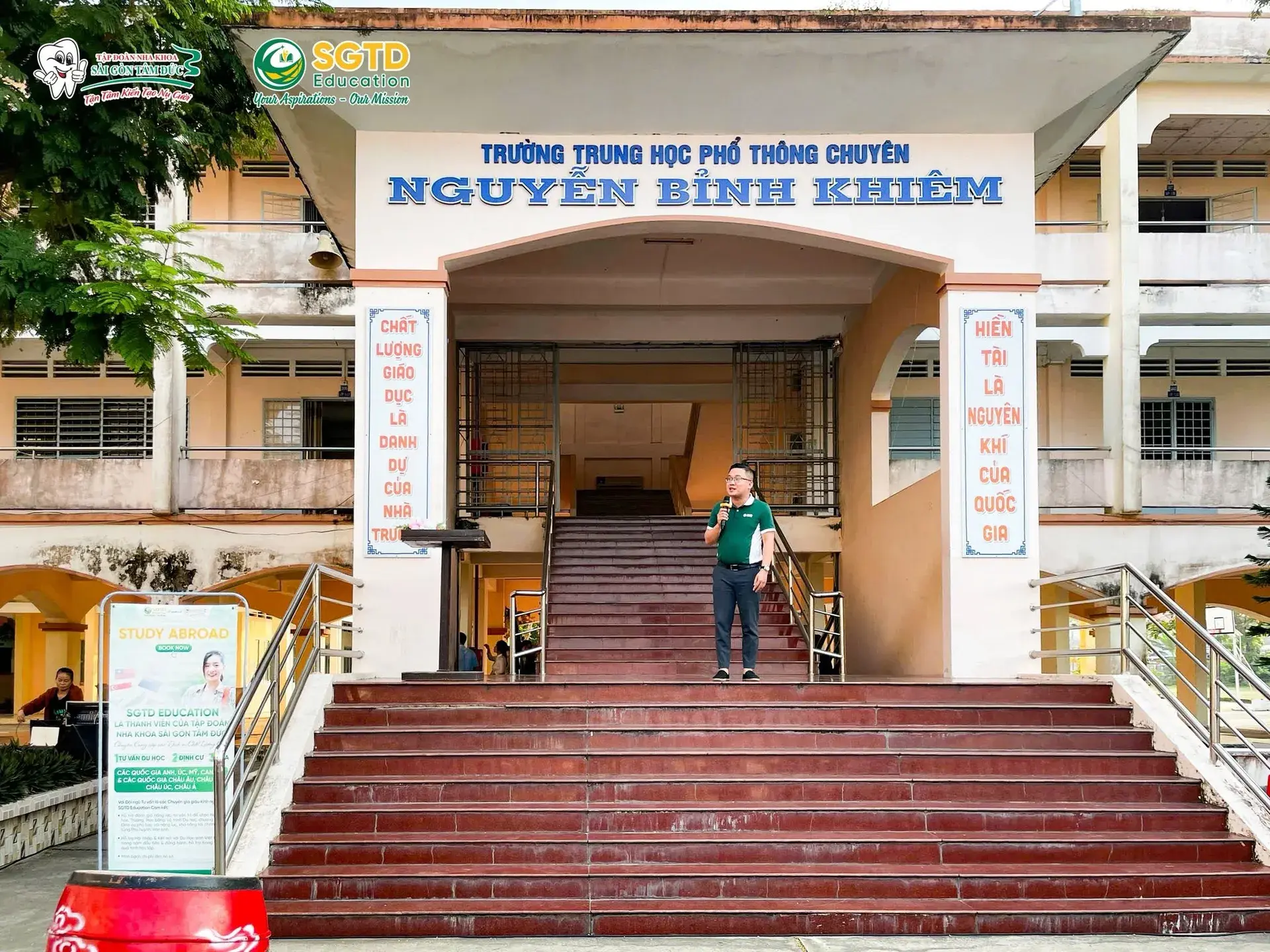 SGTD Education Đồng Hành cùng Học Sinh Trường THPT Chuyên Nguyễn Bỉnh Khiêm trong Định Hướng Du Học Năm 2026 (ảnh 6/22)
