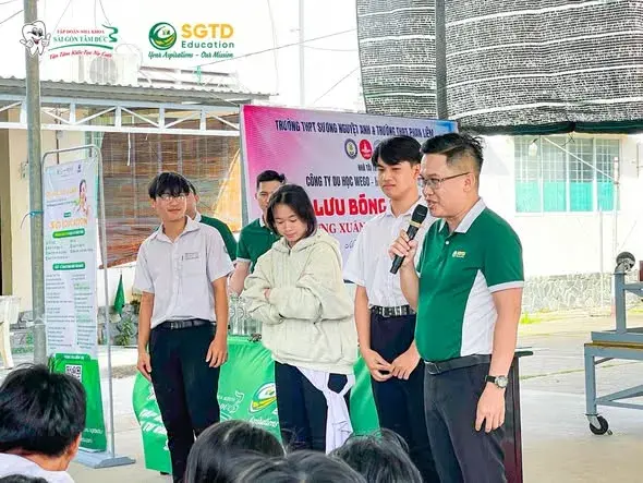 SGTD Education Đồng Hành cùng Học Sinh Trường THPT Sương Nguyệt Anh trong Định Hướng Du Học Năm 2026 (ảnh 3/15)