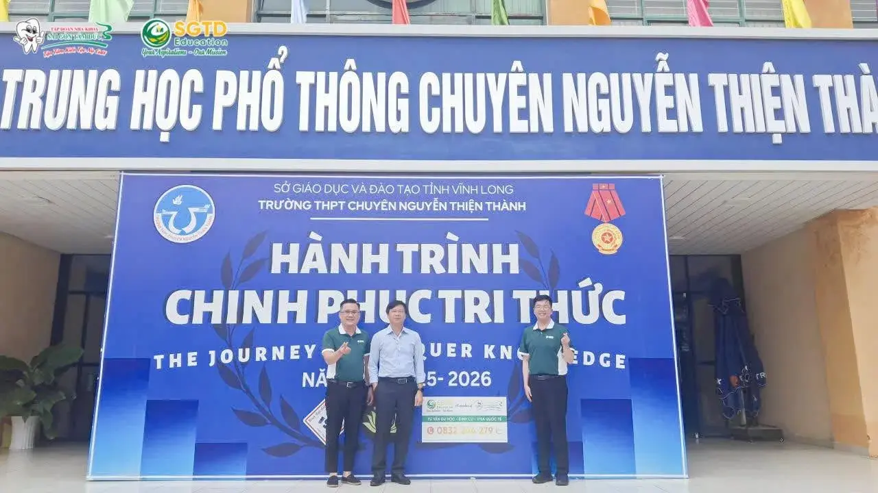 SGTD Education Đồng Hành cùng Phụ Huynh/Học Sinh THPT Chuyên Nguyễn Thiện Thành – Định Hướng Du Học 2026 (ảnh 9/15)