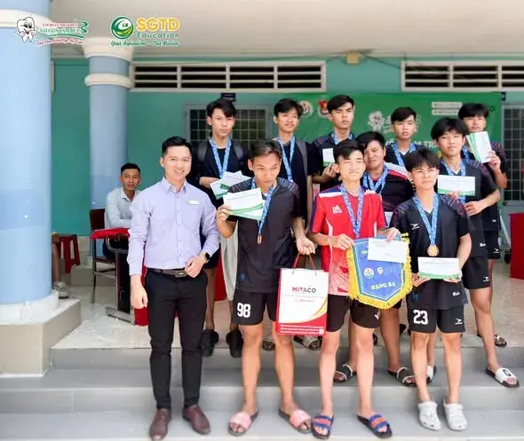 Tập Đoàn Nha Khoa Sài Gòn Tâm Đức cùng SGTD Education Tự Hào Đồng Hành cùng Giải Bóng Chuyền Nam THPT Tranh Cúp: Nha Khoa Sài Gòn Tâm Đức Lần III… (ảnh 5/25)