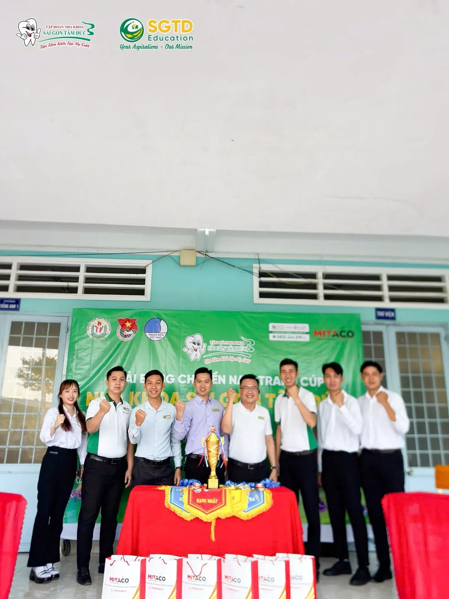 Tập Đoàn Nha Khoa Sài Gòn Tâm Đức cùng SGTD Education Tự Hào Đồng Hành cùng Giải Bóng Chuyền Nam THPT Tranh Cúp: Nha Khoa Sài Gòn Tâm Đức Lần III… (ảnh 6/25)