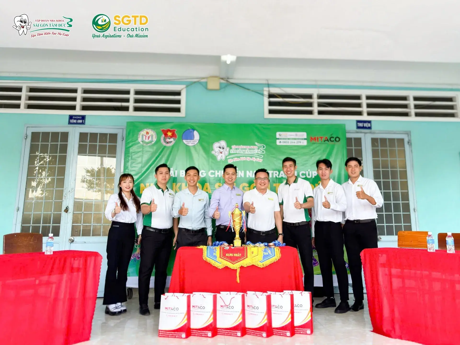 Tập Đoàn Nha Khoa Sài Gòn Tâm Đức cùng SGTD Education Tự Hào Đồng Hành cùng Giải Bóng Chuyền Nam THPT Tranh Cúp: Nha Khoa Sài Gòn Tâm Đức Lần III… (ảnh 9/25)