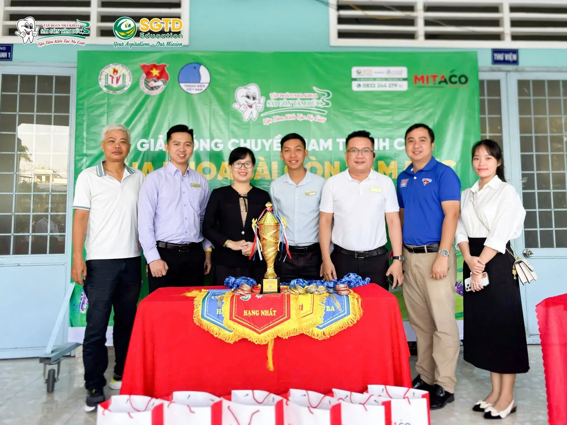 Tập Đoàn Nha Khoa Sài Gòn Tâm Đức cùng SGTD Education Tự Hào Đồng Hành cùng Giải Bóng Chuyền Nam THPT Tranh Cúp: Nha Khoa Sài Gòn Tâm Đức Lần III… (ảnh 13/25)