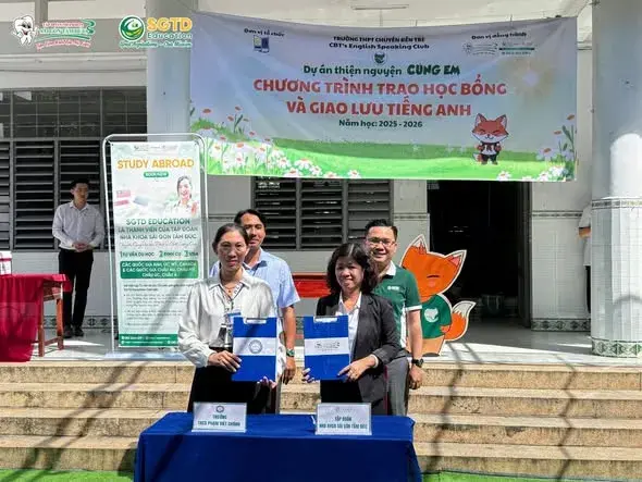Tập Đoàn Nha Khoa Sài Gòn Tâm Đức & SGTD Education Đồng Hành cùng Dự Án Thiện Nguyện "cùng Em" tại Trường THCS Phạm Viết Chánh (ảnh 2/13)