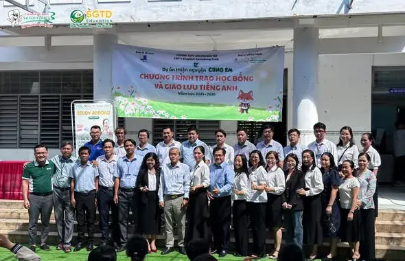 Tập Đoàn Nha Khoa Sài Gòn Tâm Đức & SGTD Education Đồng Hành cùng Dự Án Thiện Nguyện "cùng Em" tại Trường THCS Phạm Viết Chánh (ảnh 3/13)