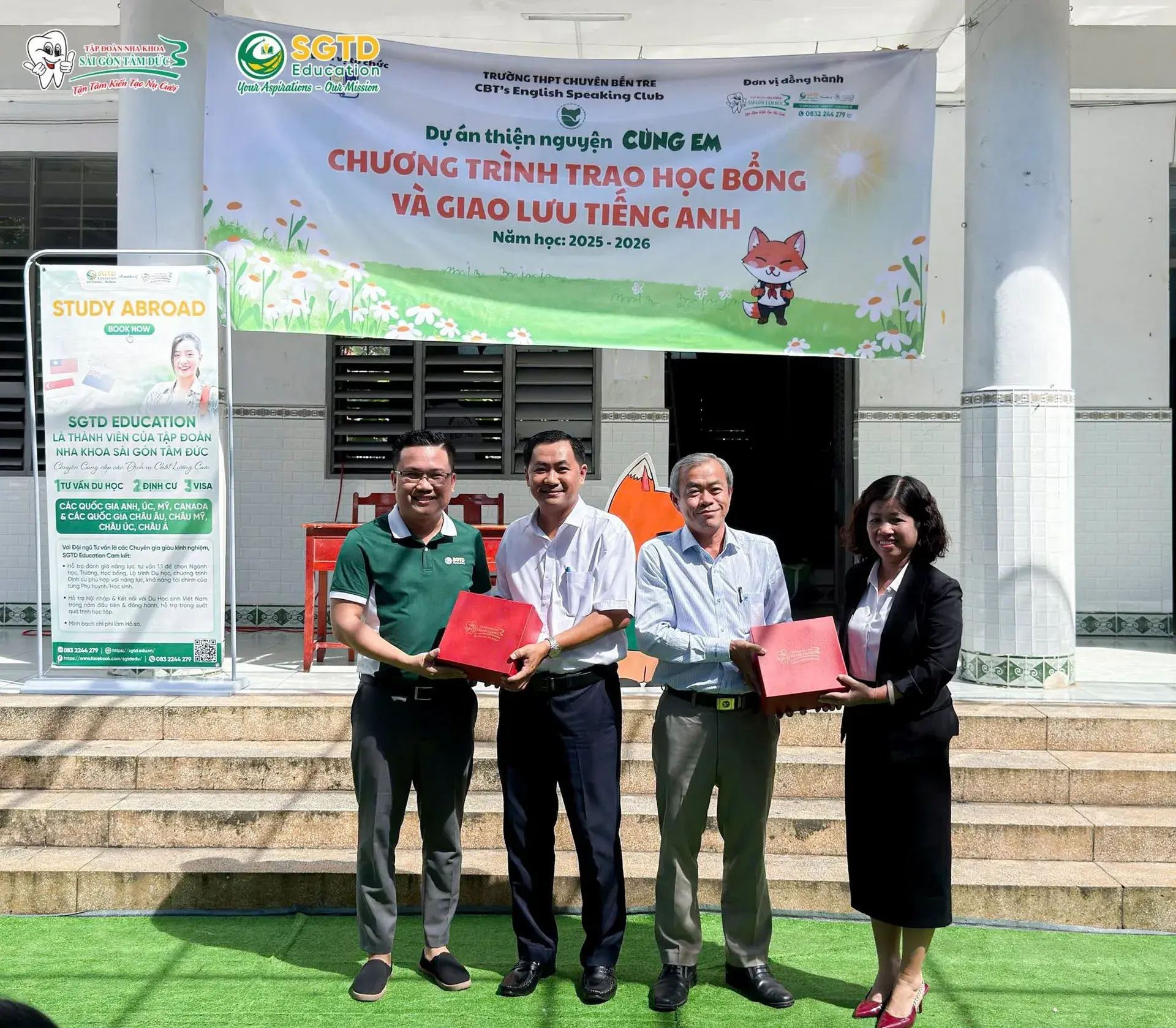 Tập Đoàn Nha Khoa Sài Gòn Tâm Đức & SGTD Education Đồng Hành cùng Dự Án Thiện Nguyện "cùng Em" tại Trường THCS Phạm Viết Chánh (ảnh 7/13)
