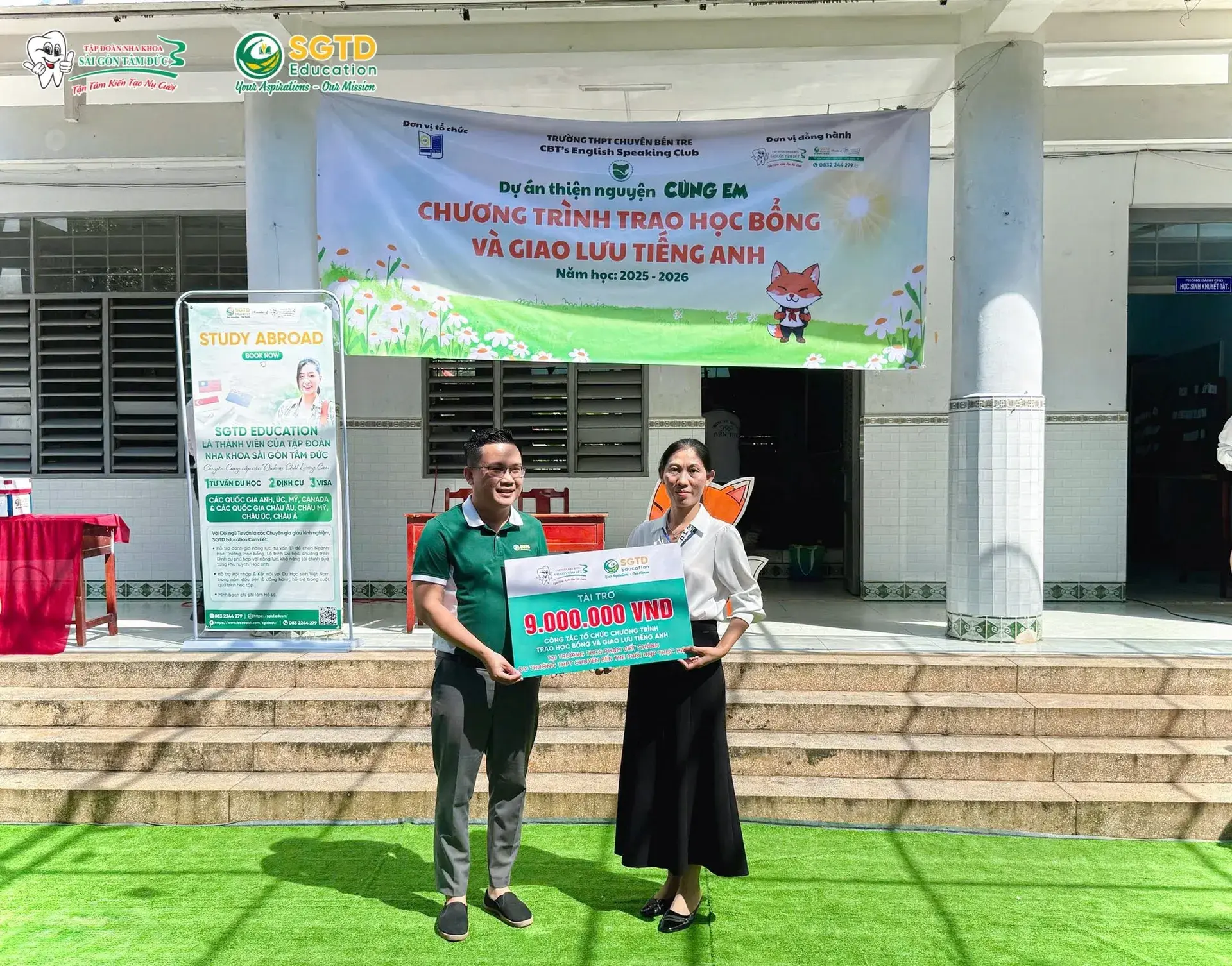 Tập Đoàn Nha Khoa Sài Gòn Tâm Đức & SGTD Education Đồng Hành cùng Dự Án Thiện Nguyện "cùng Em" tại Trường THCS Phạm Viết Chánh (ảnh 8/13)