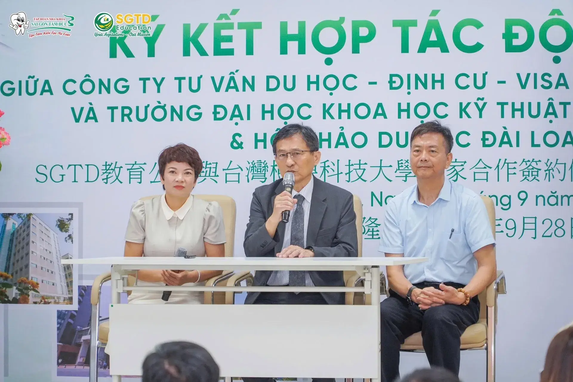 Thành Công Rực Rỡ: Ký Kết Hợp Tác Độc Quyền Giữa SGTD Education và Trường Đại Học Khoa Học Kỹ Thuật Thụ Đức – Đài Loan & Hội Thảo Du Học Đài Loan 2025 (ảnh 26/51)