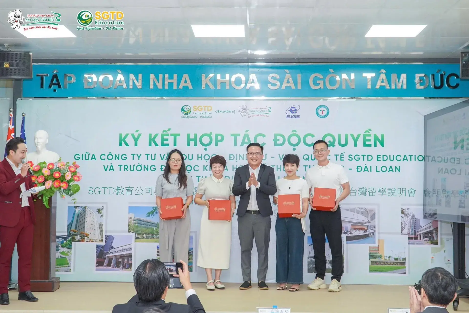 Thành Công Rực Rỡ: Ký Kết Hợp Tác Độc Quyền Giữa SGTD Education và Trường Đại Học Khoa Học Kỹ Thuật Thụ Đức – Đài Loan & Hội Thảo Du Học Đài Loan 2025 (ảnh 30/51)