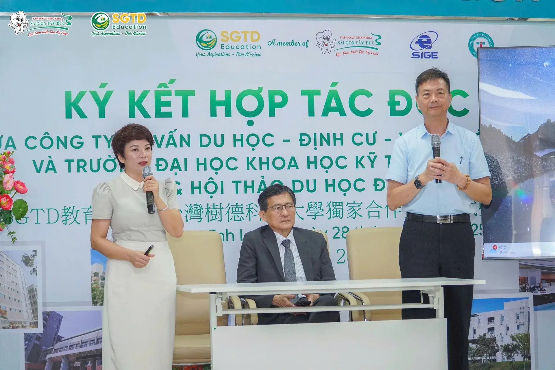 Thành Công Rực Rỡ: Ký Kết Hợp Tác Độc Quyền Giữa SGTD Education và Trường Đại Học Khoa Học Kỹ Thuật Thụ Đức – Đài Loan & Hội Thảo Du Học Đài Loan 2025 (ảnh 37/51)