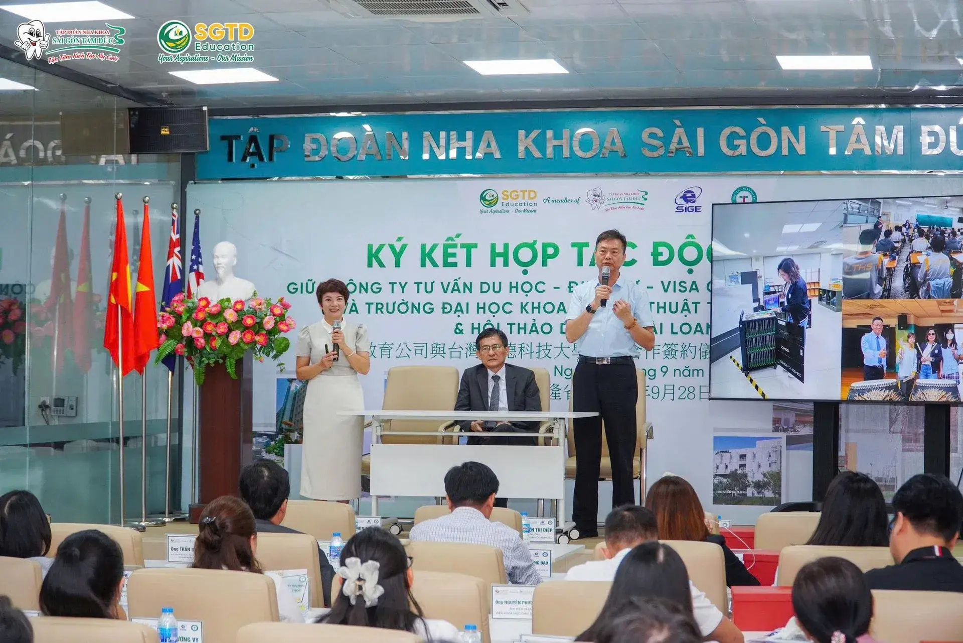 Thành Công Rực Rỡ: Ký Kết Hợp Tác Độc Quyền Giữa SGTD Education và Trường Đại Học Khoa Học Kỹ Thuật Thụ Đức – Đài Loan & Hội Thảo Du Học Đài Loan 2025 (ảnh 40/51)