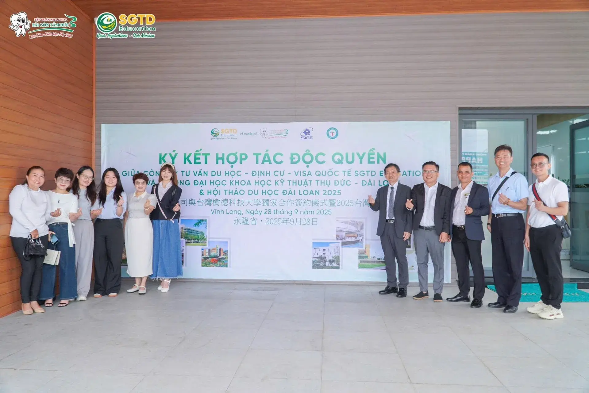 Thành Công Rực Rỡ: Ký Kết Hợp Tác Độc Quyền Giữa SGTD Education và Trường Đại Học Khoa Học Kỹ Thuật Thụ Đức – Đài Loan & Hội Thảo Du Học Đài Loan 2025 (ảnh 43/51)
