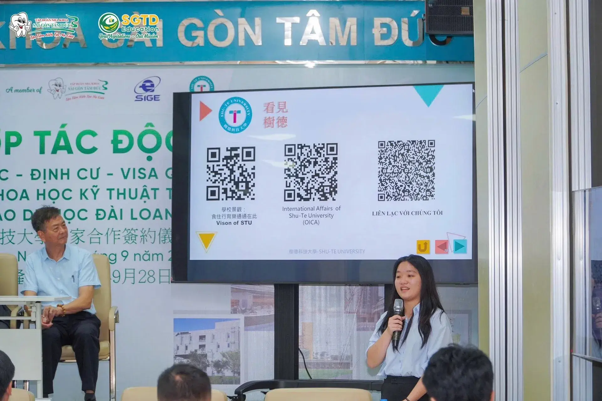 Thành Công Rực Rỡ: Ký Kết Hợp Tác Độc Quyền Giữa SGTD Education và Trường Đại Học Khoa Học Kỹ Thuật Thụ Đức – Đài Loan & Hội Thảo Du Học Đài Loan 2025 (ảnh 50/51)