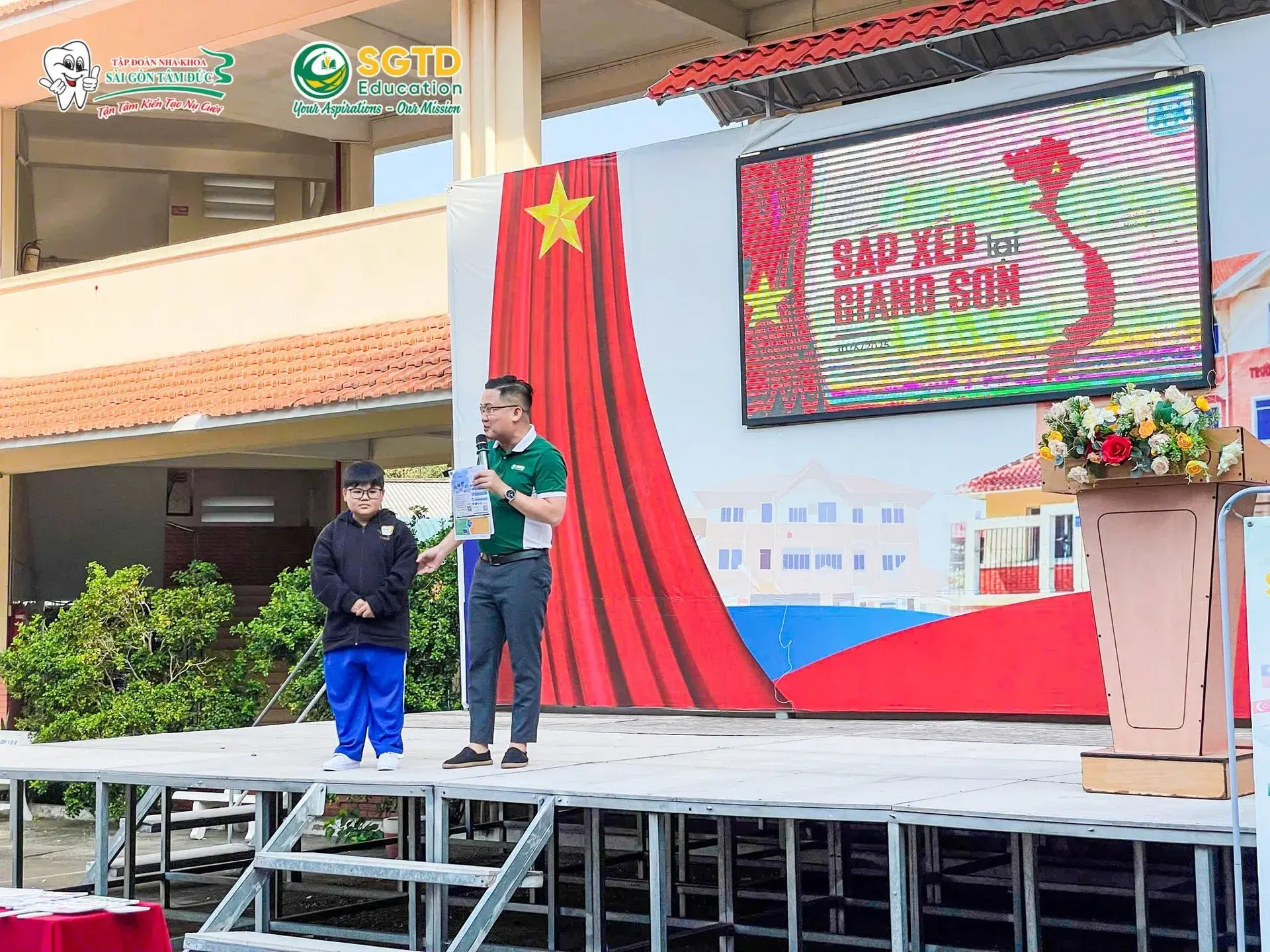Thứ 2 Là Ngày Đầu Tuần - SGTD Education Mang đến Điều Bất Ngờ Gì cho Học Sinh Trường Phổ Thông Hermann Gmeiner! (ảnh 6/21)