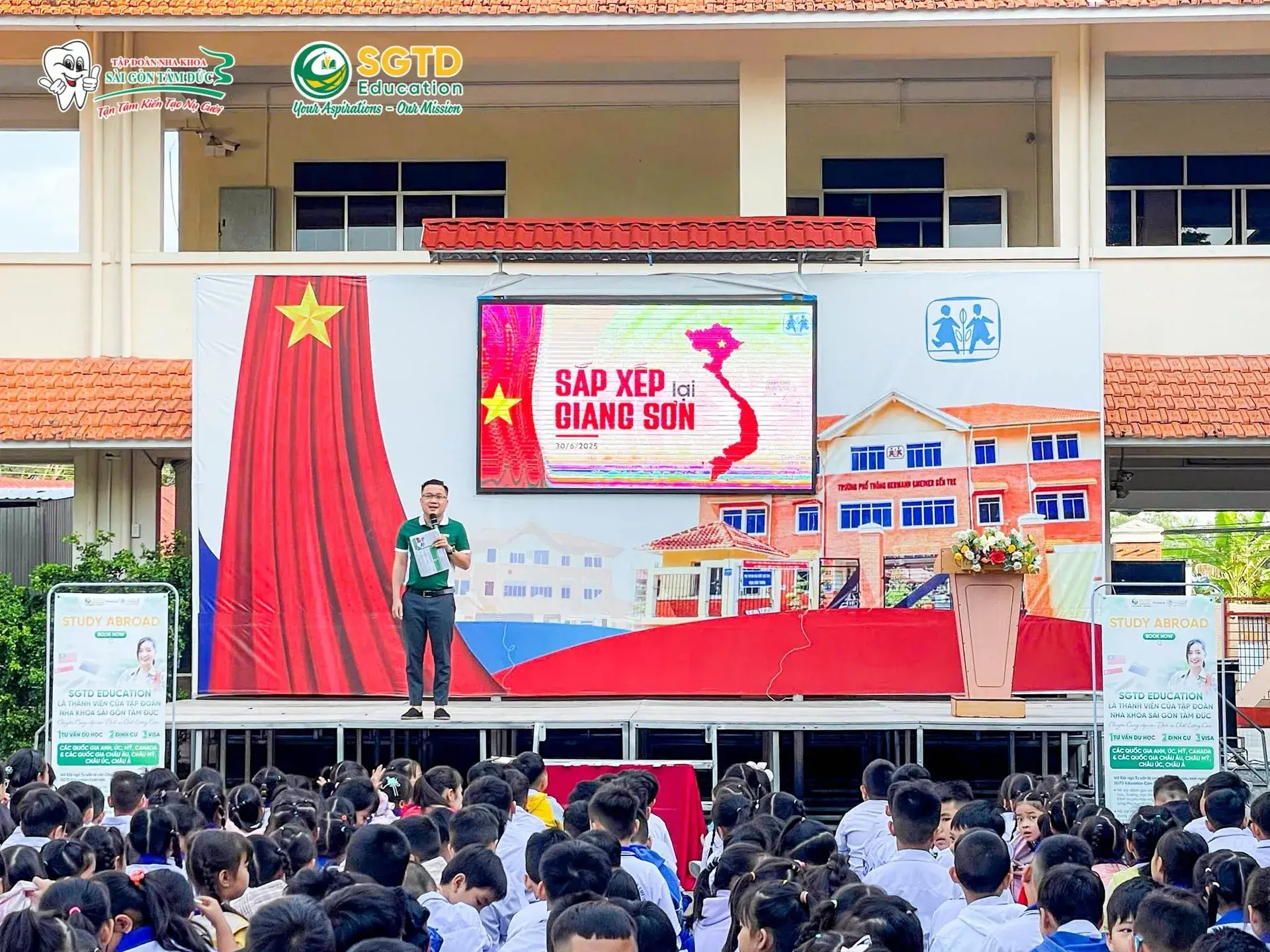 Thứ 2 Là Ngày Đầu Tuần - SGTD Education Mang đến Điều Bất Ngờ Gì cho Học Sinh Trường Phổ Thông Hermann Gmeiner! (ảnh 20/21)