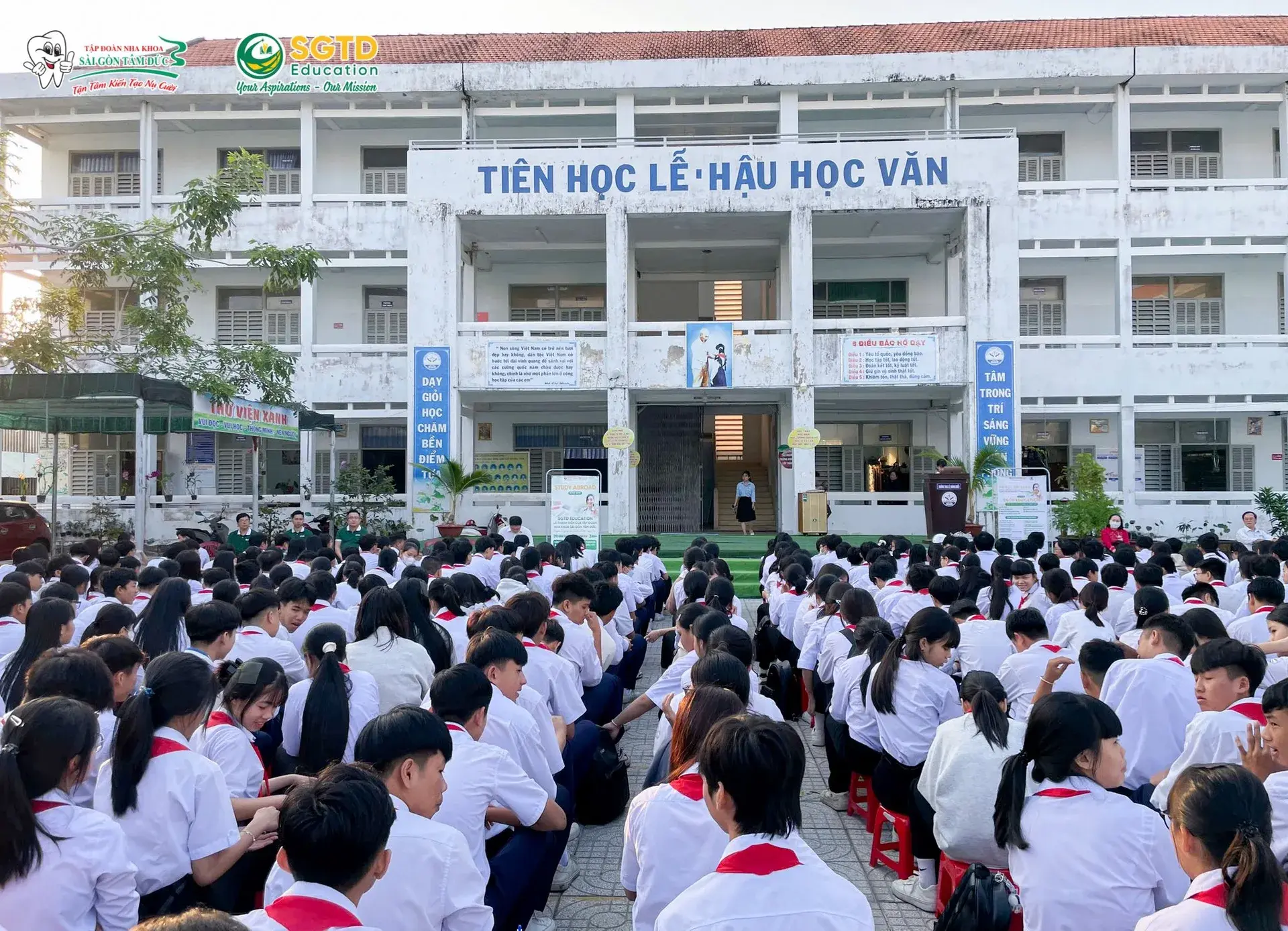SGTD Education – đồng hành cùng học sinh THCS Lê Hoàng Chiếu trên hành trình vươn xa