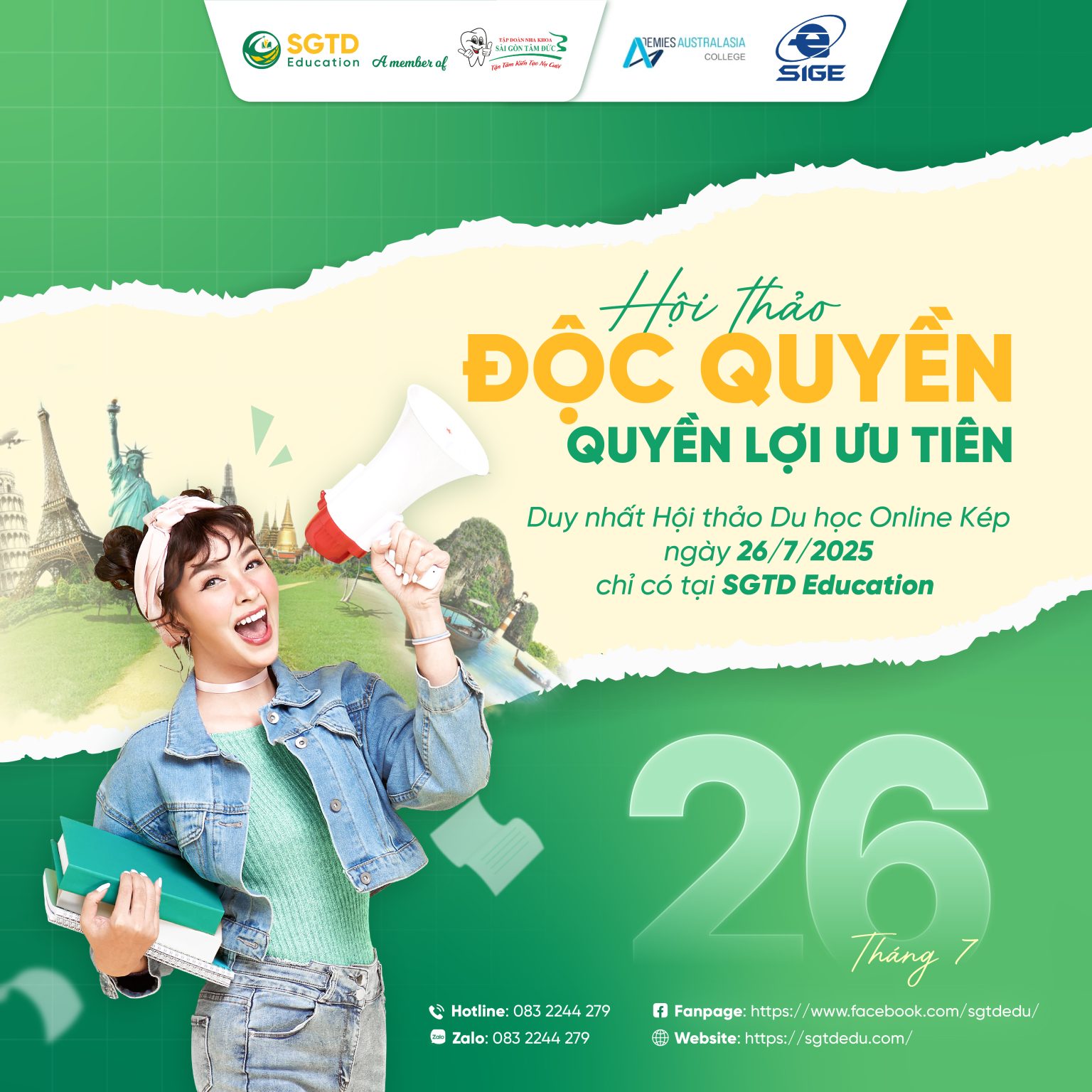 HỘI THẢO ONLINE XÂY DỰNG LỘ TRÌNH CHINH PHỤC HỌC BỔNG VÀ DU HỌC CÁC TRƯỜNG TOP CỦA ANH – ÚC – MỸ – CHÂU ÂU 2025