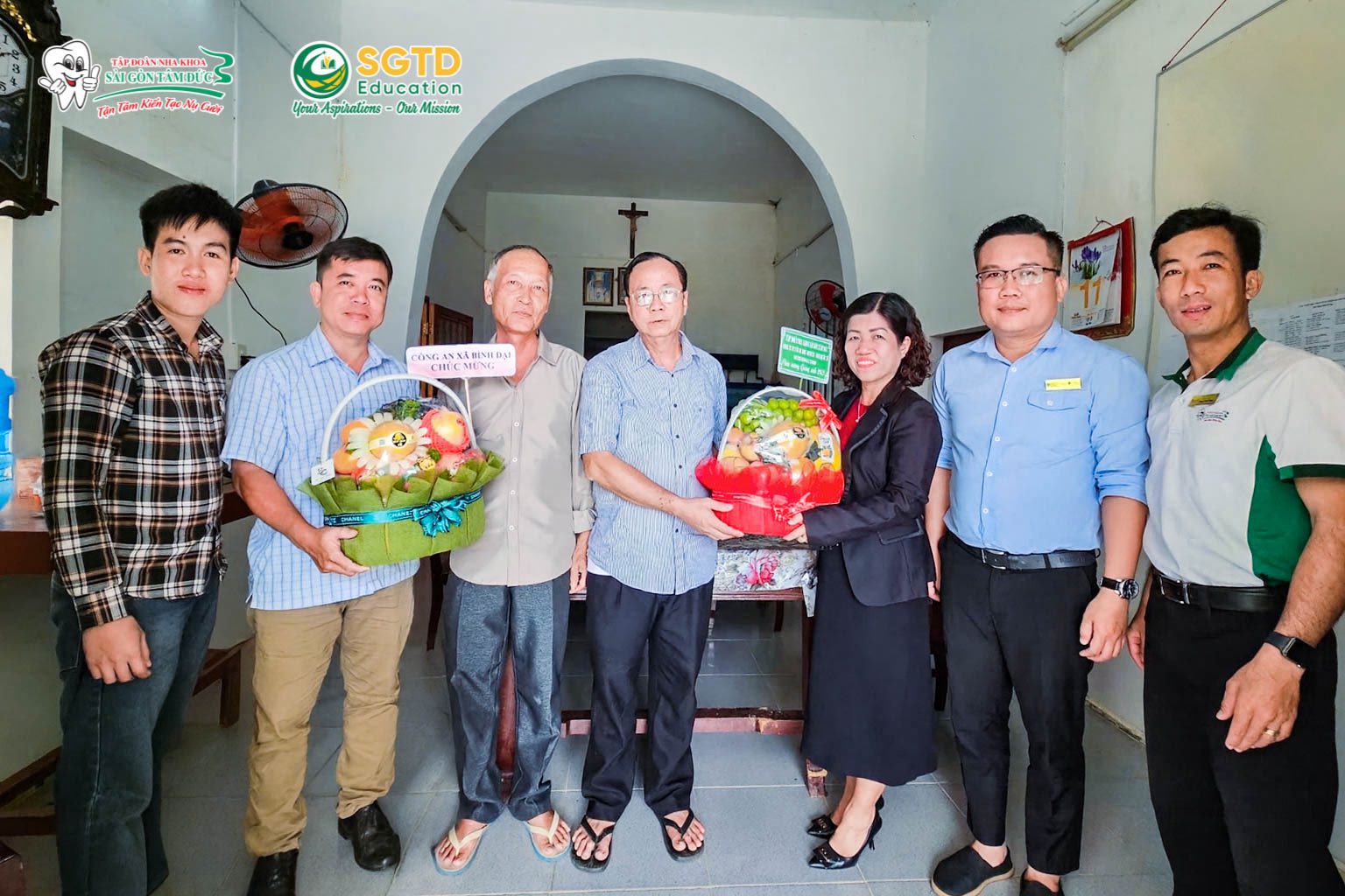 SGTD EDUCATION –  NÂNG BƯỚC ƯỚC MƠ DU HỌC CÙNG THANH NIÊN HỌ ĐẠO TRONG MÙA GIÁNG SINH TẠI XÃ BA TRI VÀ XÃ BÌNH ĐẠ